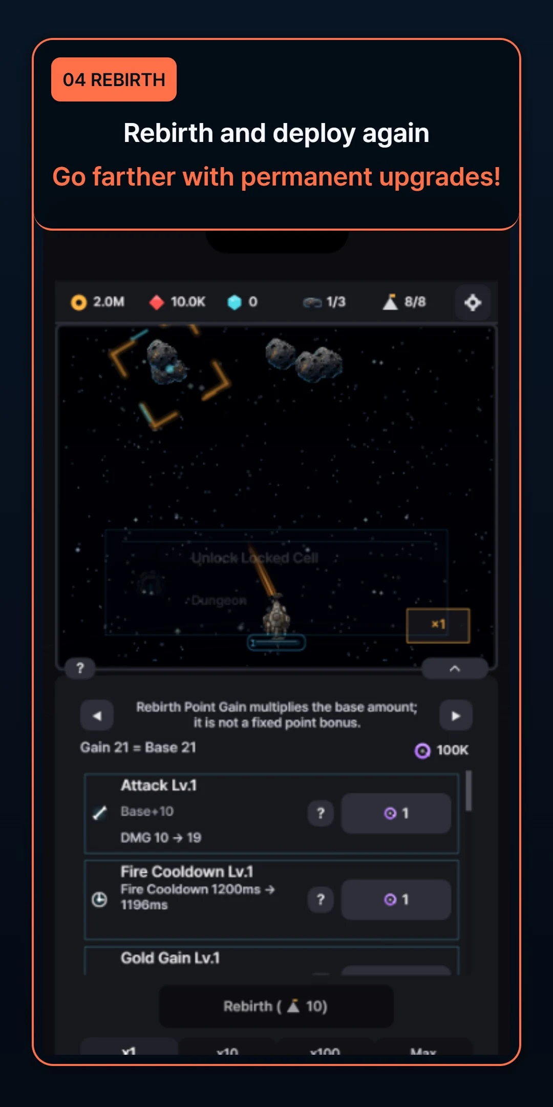 Reborn Starship Idle screenshot