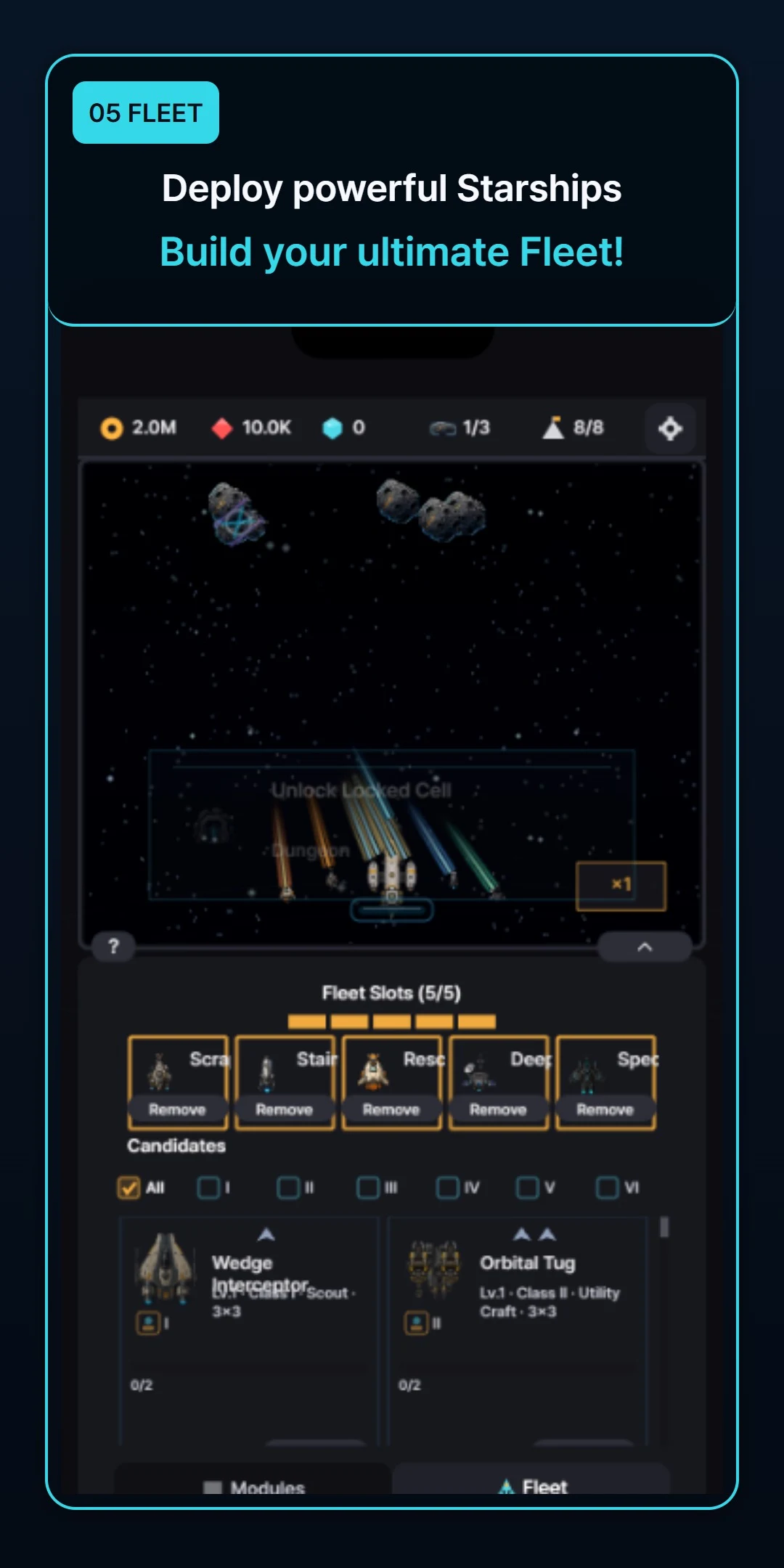Reborn Starship Idle screenshot