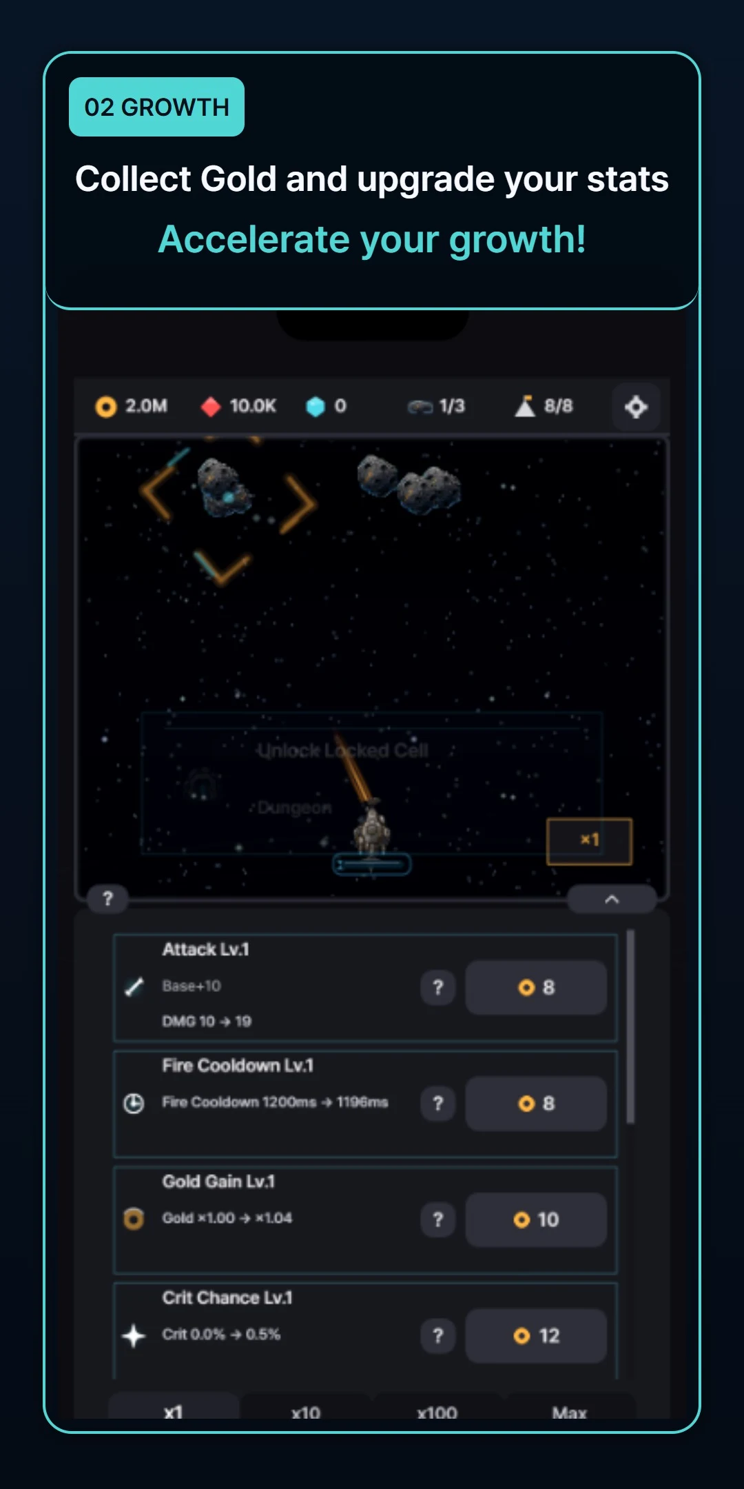 Reborn Starship Idle screenshot